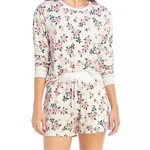 NWT Draper James Women’s 2 Piece Lounge Set, Coral Floral